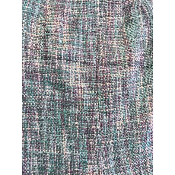 Apostrophe Wool Plaid Skirt Size 8 Wool Blend - Good Condition Vintage - Picture 6 of 7